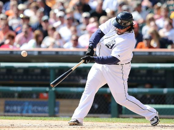 Prince Fielder connects on a solo home run in the fourth inning of the Detroit's final home game of the 2013 season. The Tigers lost to the visiting Chicago White Sox, 6-3 (Photo Courtest of the Detroit Tigers)