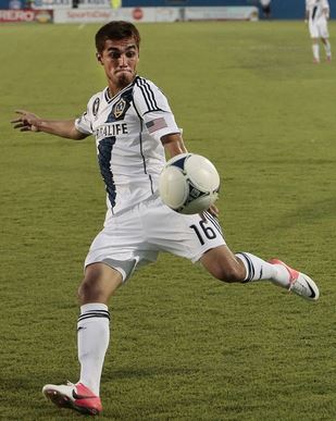 Hector Jimenez, pictured with the L.A. Galaxy, was traded to the Crew on Tuesday (Getty Images)