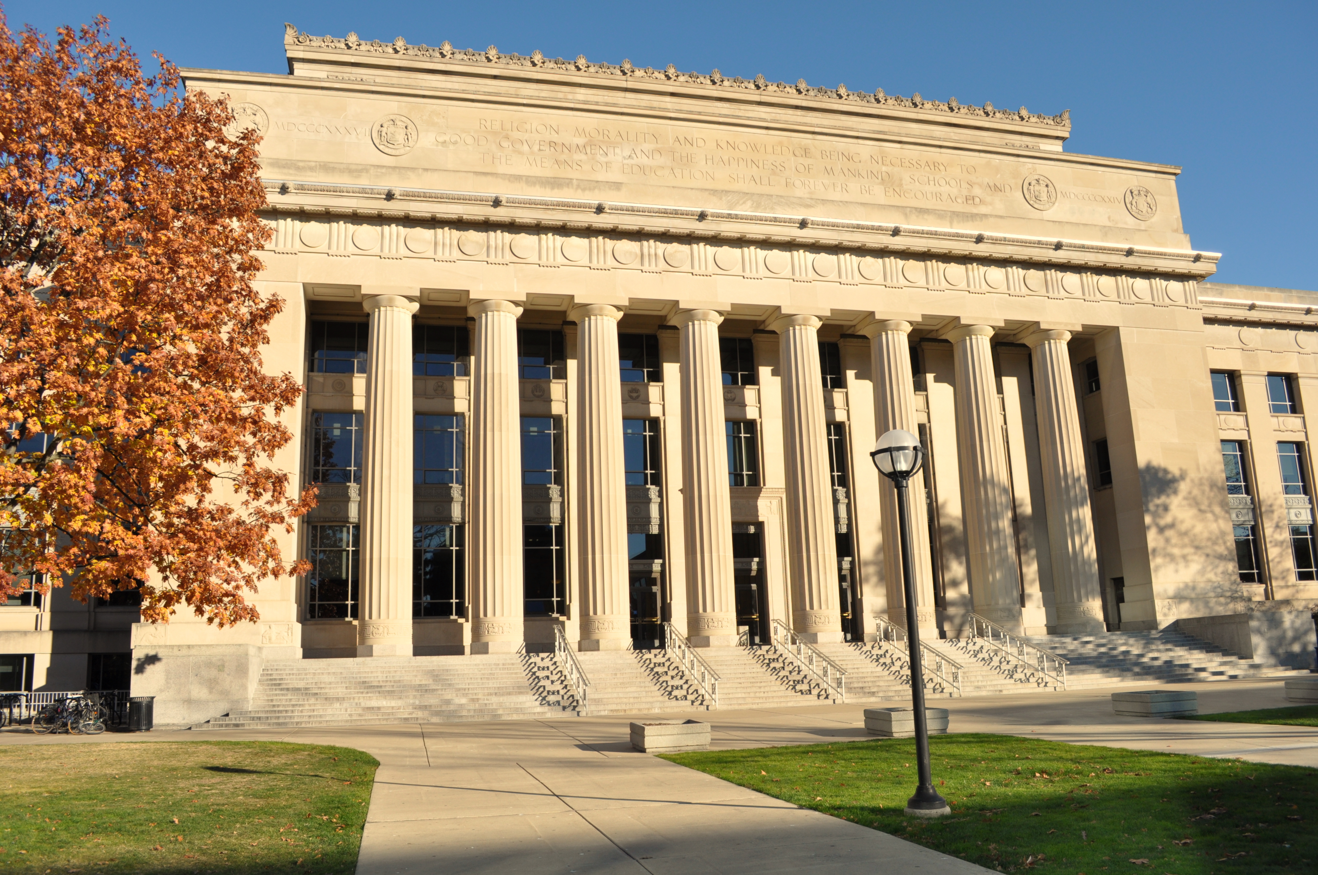 Angell Hall on the Campus of the University of Michigan 